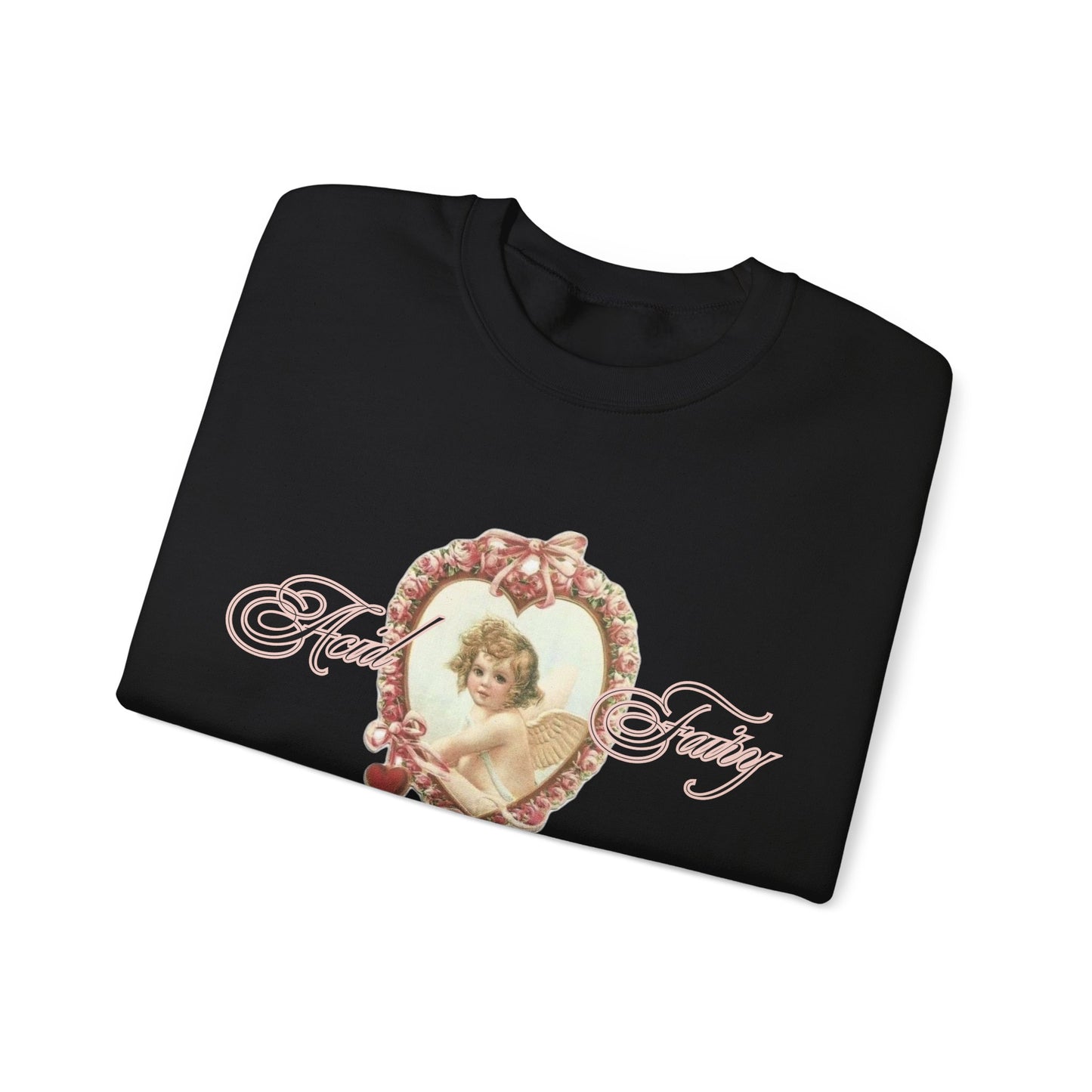 Acid Fairy Victorian Angel Crewneck Sweatshirt