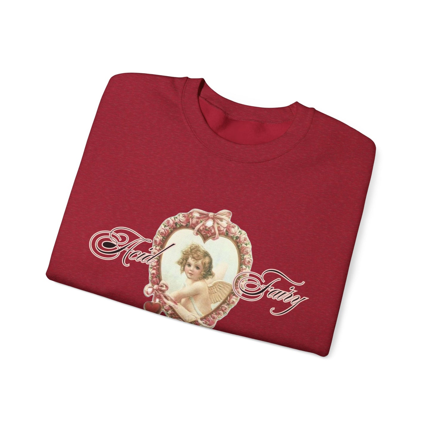 Acid Fairy Victorian Angel Crewneck Sweatshirt