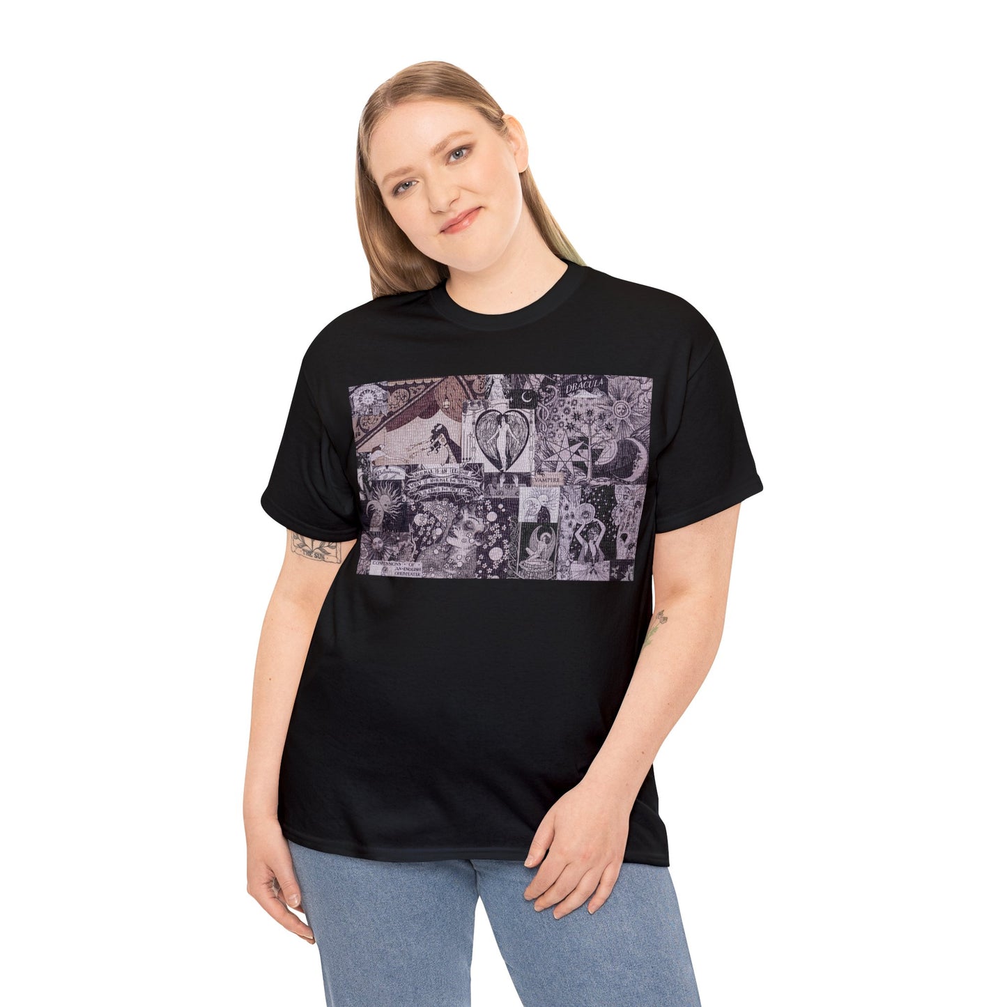 The Occult Digest - victorian flower child - Cotton Tee