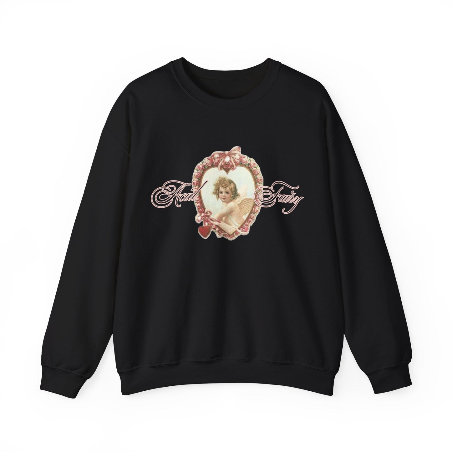 Acid Fairy Victorian Angel Crewneck Sweatshirt