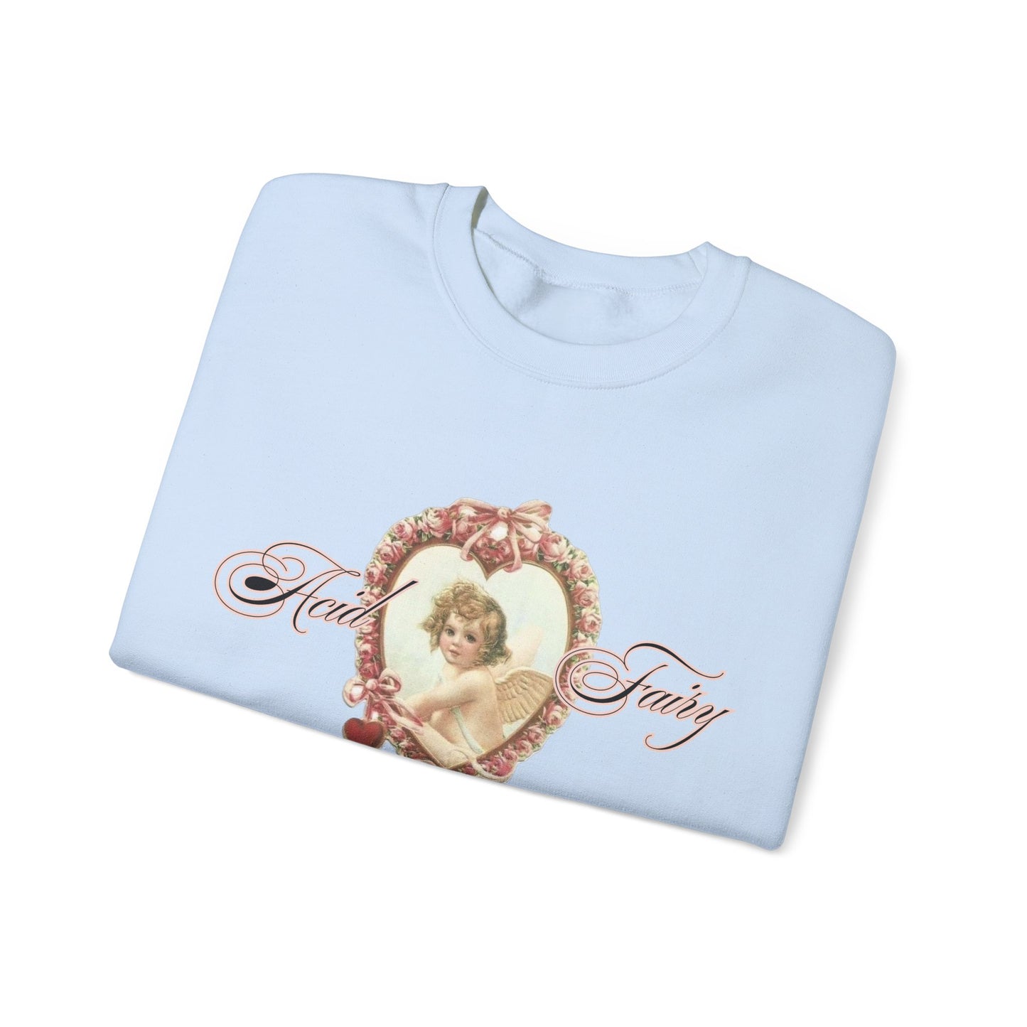 Acid Fairy Victorian Angel Crewneck Sweatshirt