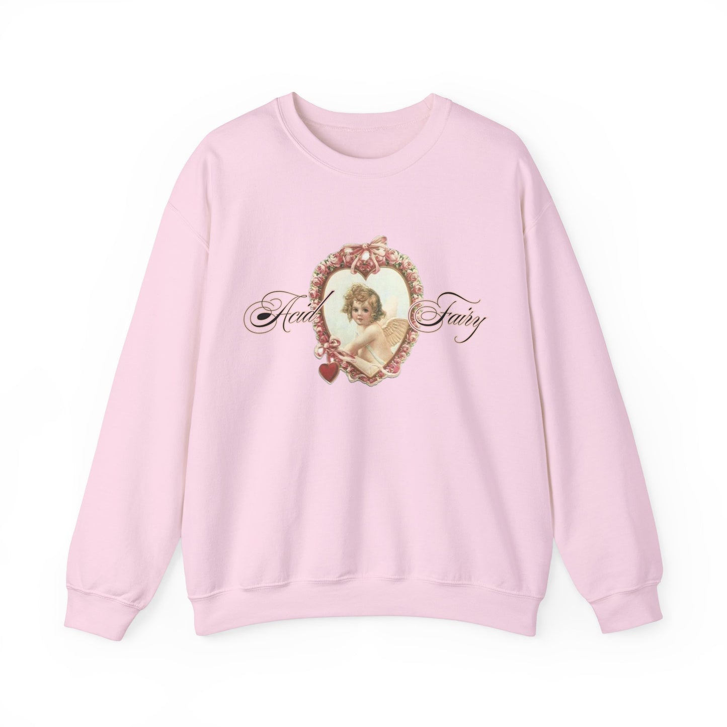 Acid Fairy Victorian Angel Crewneck Sweatshirt