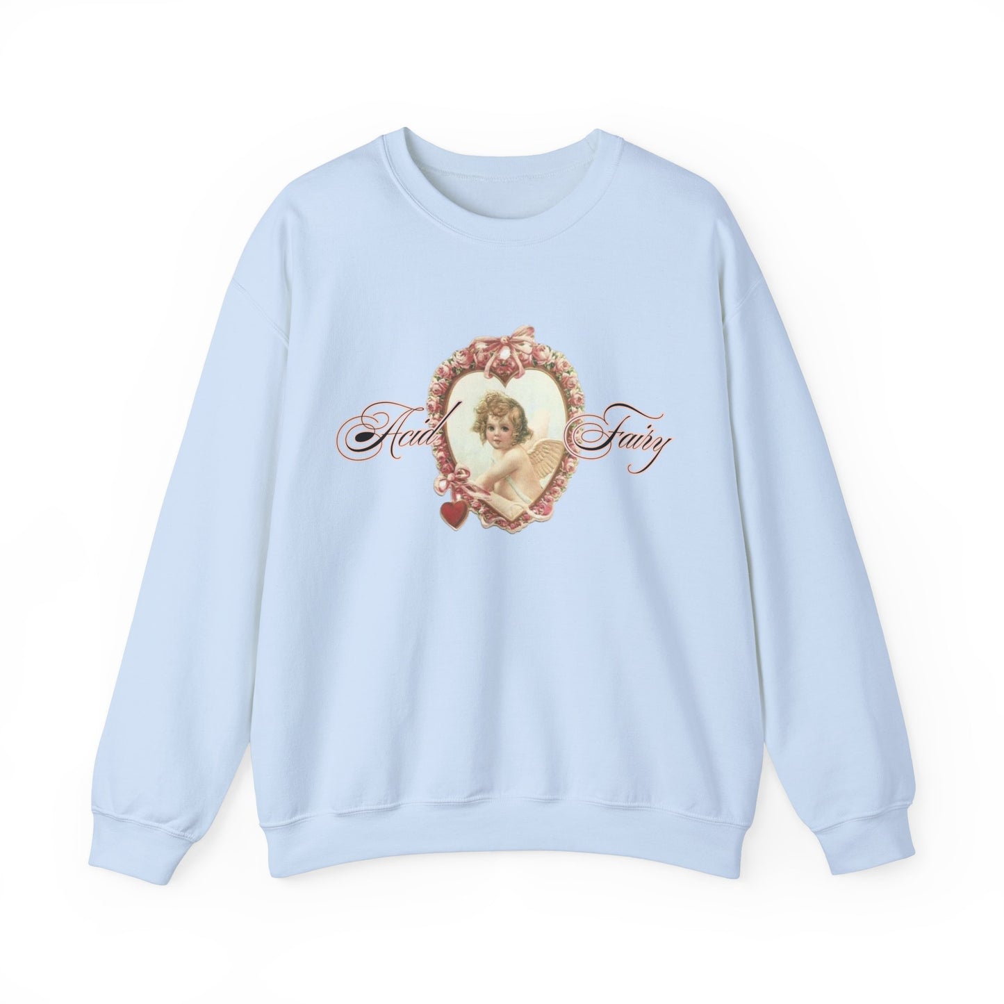 Acid Fairy Victorian Angel Crewneck Sweatshirt