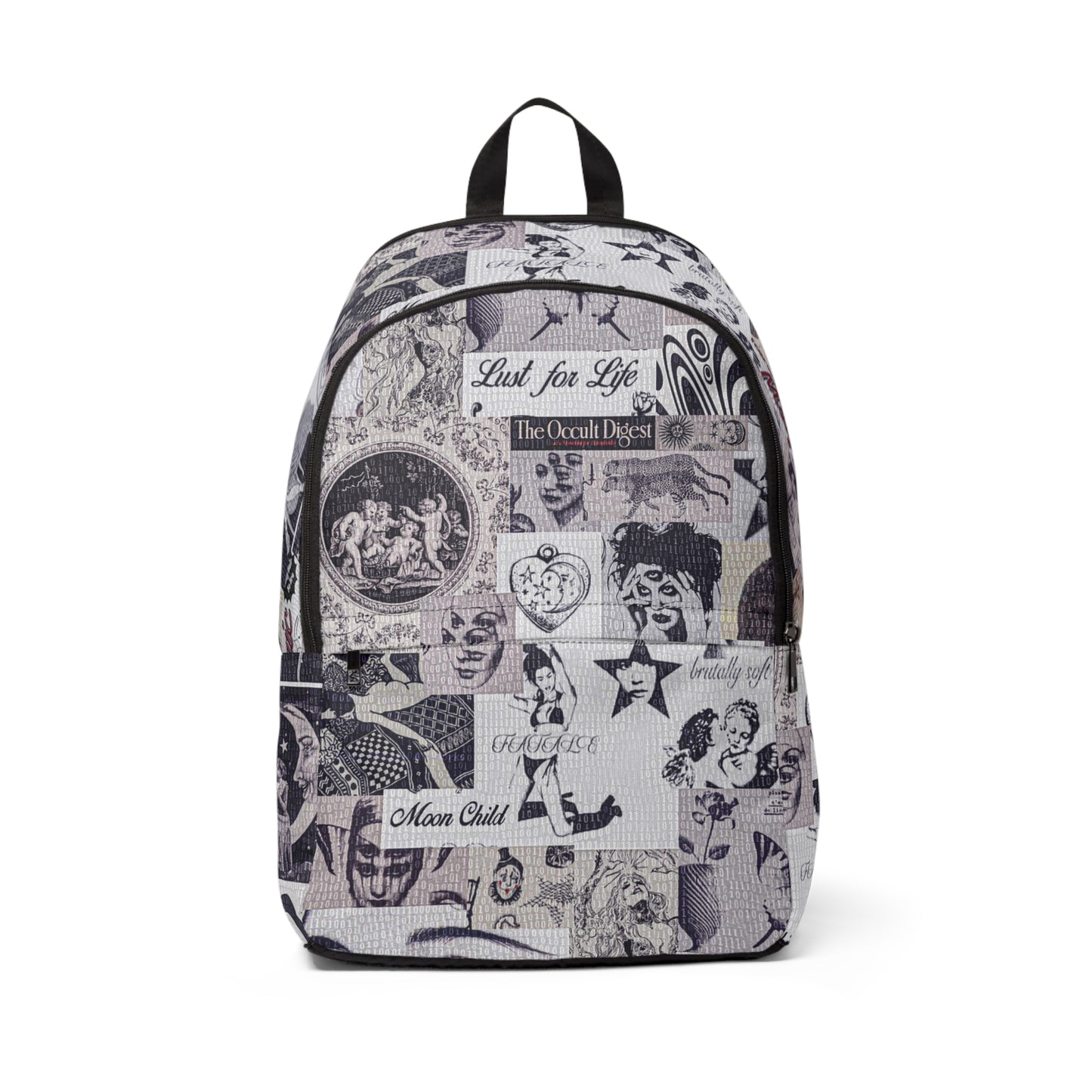 The Occult Digest - victorian flower child - Fabric Backpack