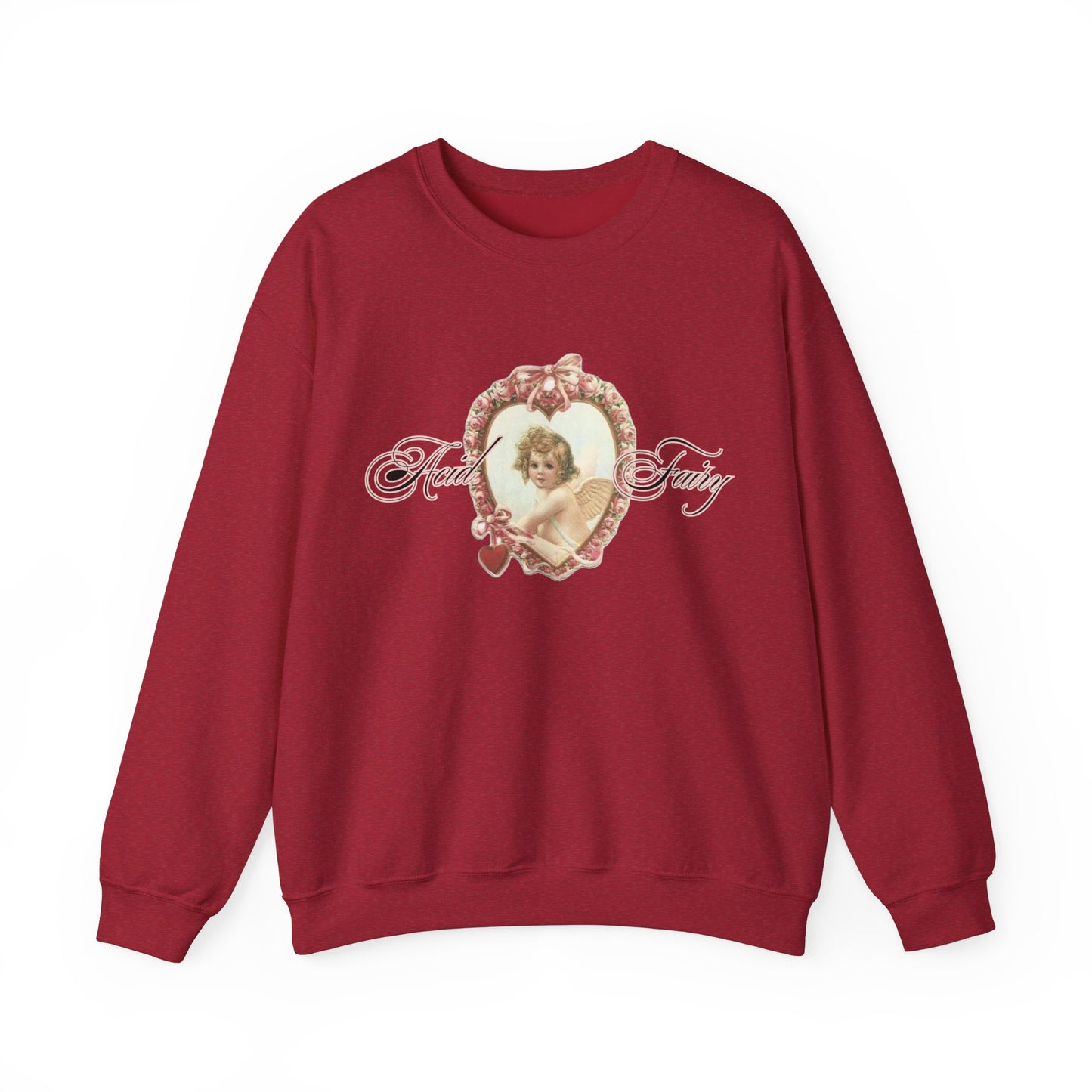 Acid Fairy Victorian Angel Crewneck Sweatshirt