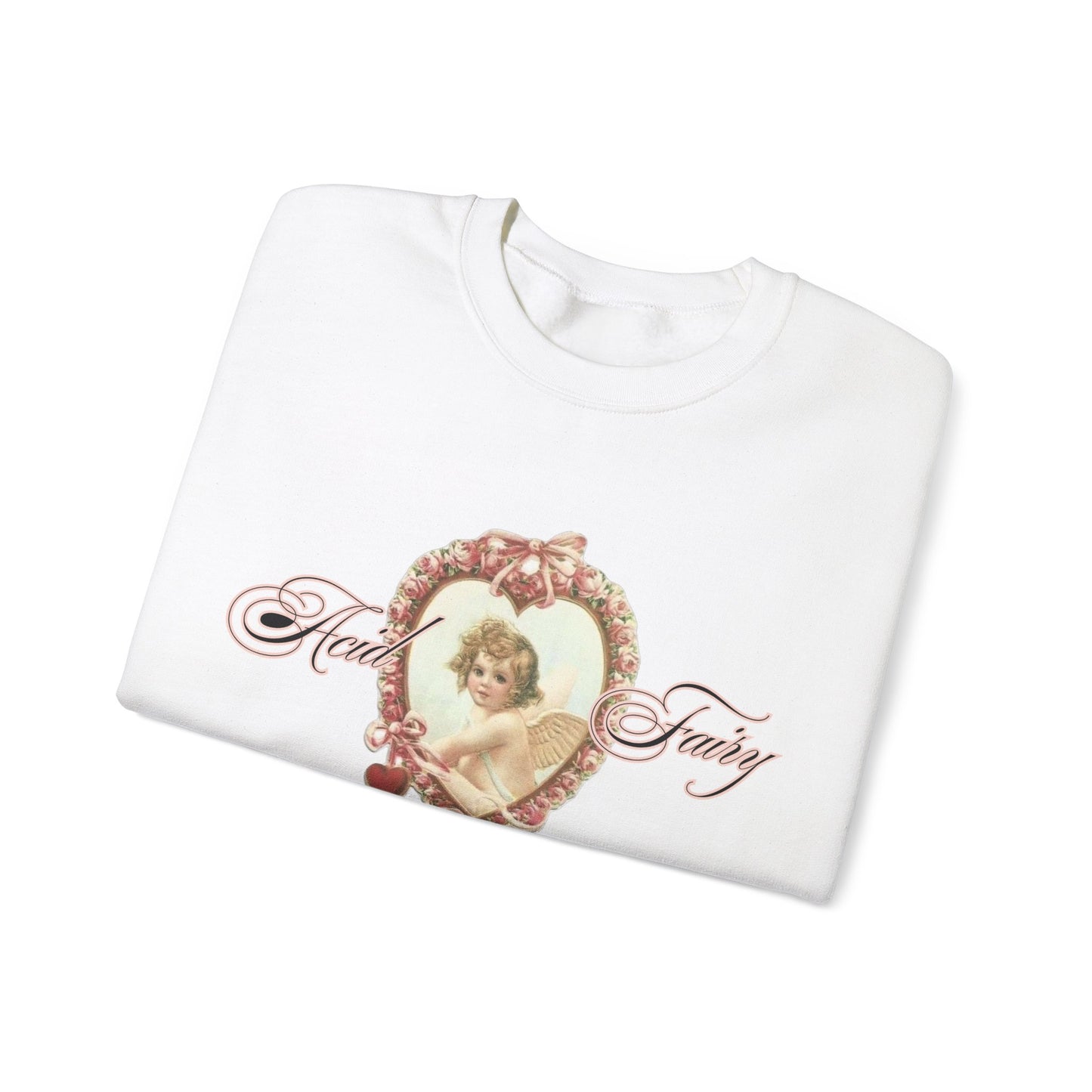 Acid Fairy Victorian Angel Crewneck Sweatshirt