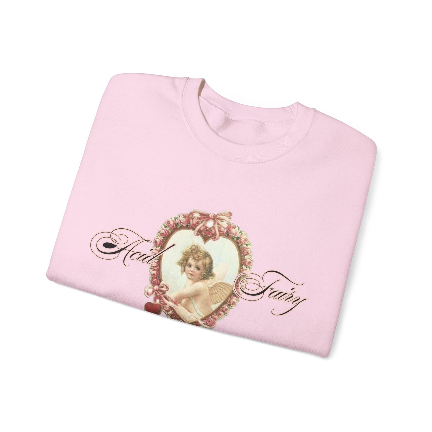 Acid Fairy Victorian Angel Crewneck Sweatshirt