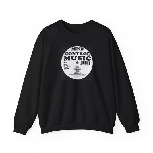 MIND CONTROL MUSIC Vintage C D Band Poster Album Grunge Crewneck Sweatshirt