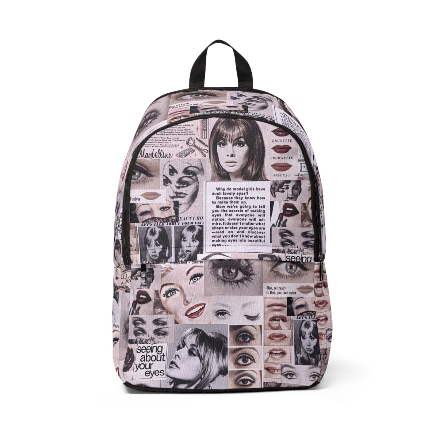 The Occult Digest - 60s Beauty Ad - Fabric Backpack