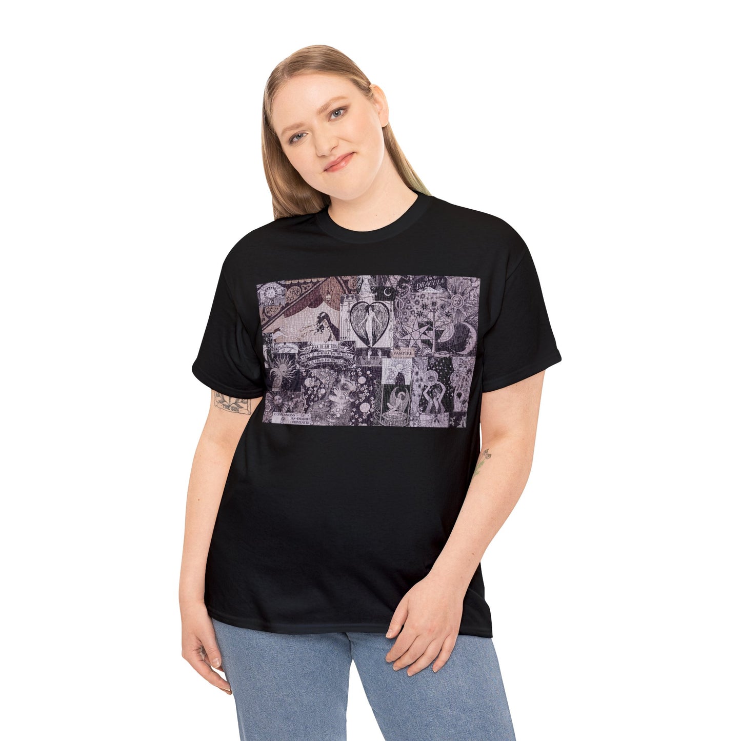 The Occult Digest - victorian flower child  - Cotton Tee