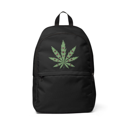MARIJUANA Stoner Cute Vintage 90s Coquette Grunge Fabric Backpack