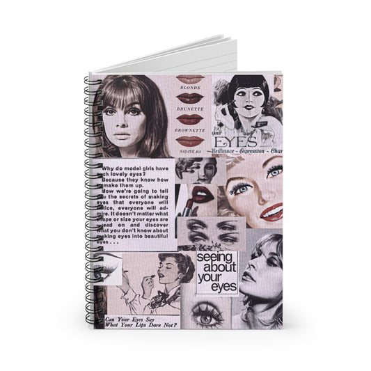 The Occult Digest - 60s Beauty Ad v2 Ruled Line Notebook