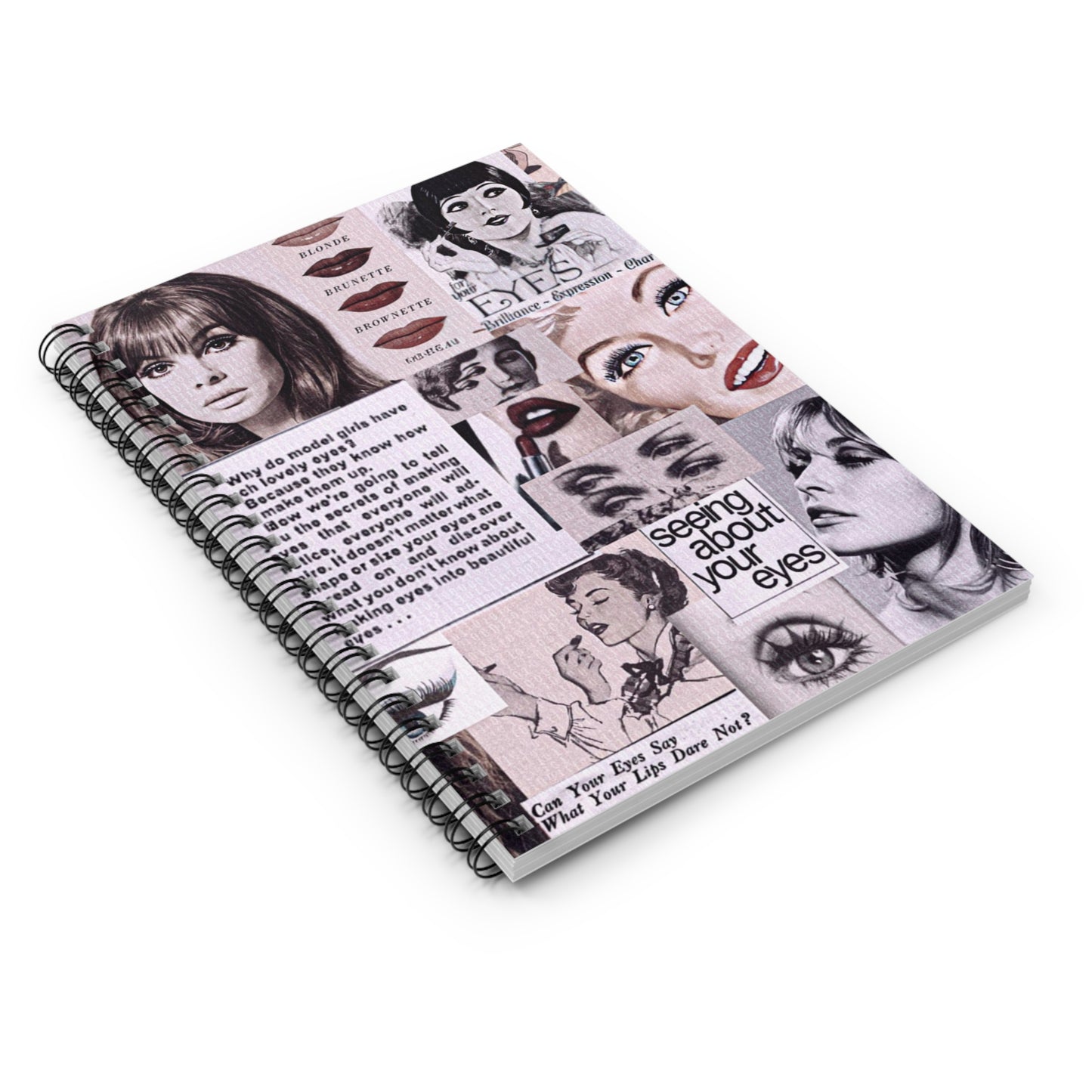 The Occult Digest - 60s Beauty Ad v2 Ruled Line Notebook