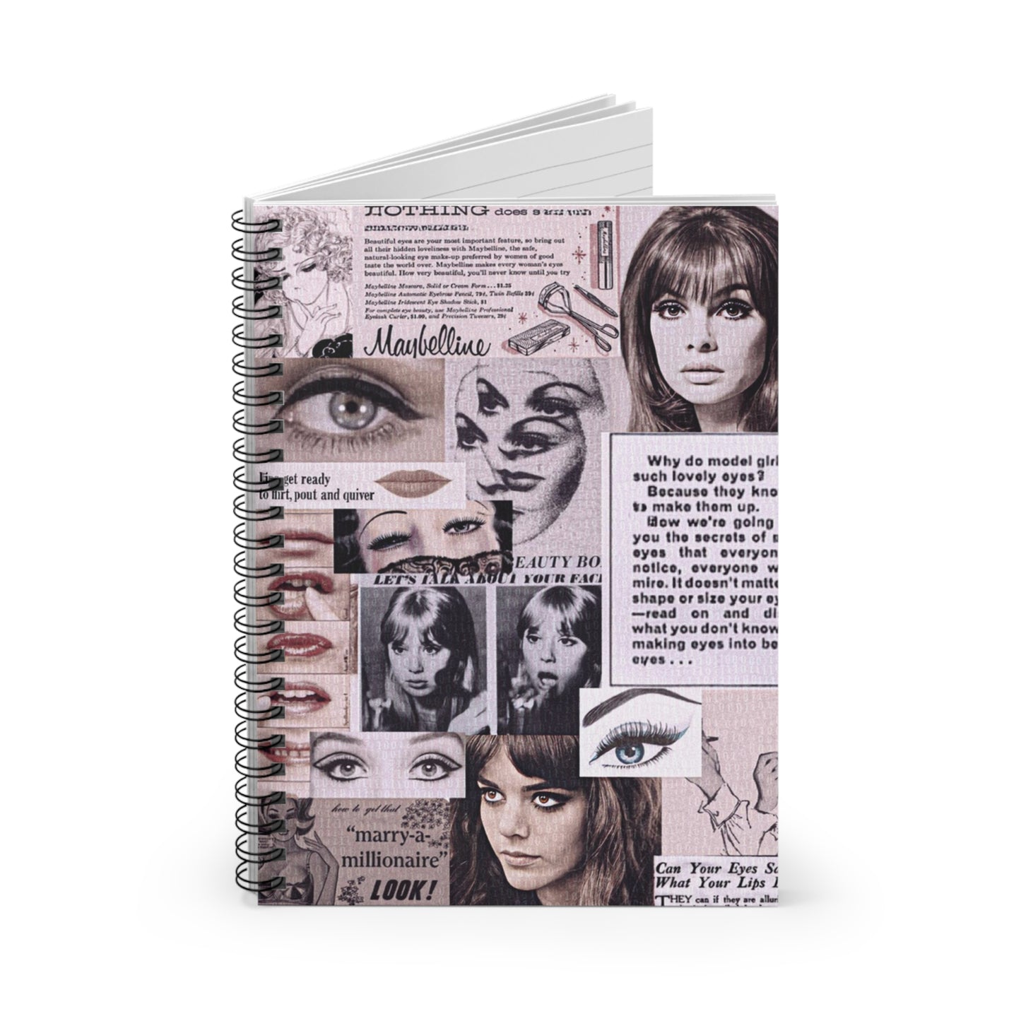 The Occult Digest - 60s Beauty Ad v1 Ruled Line Notebook