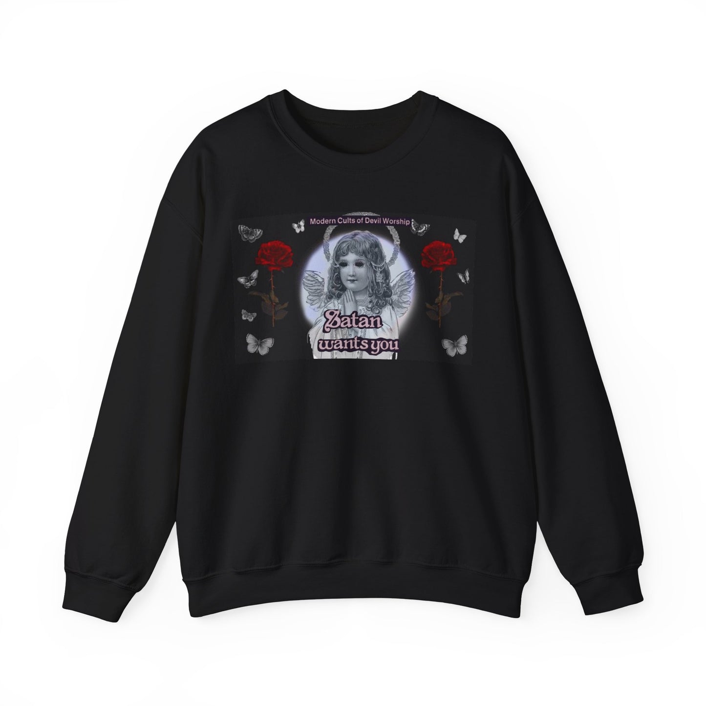 SATAN WANTS YOU - Occult Crewneck Sweatshirt