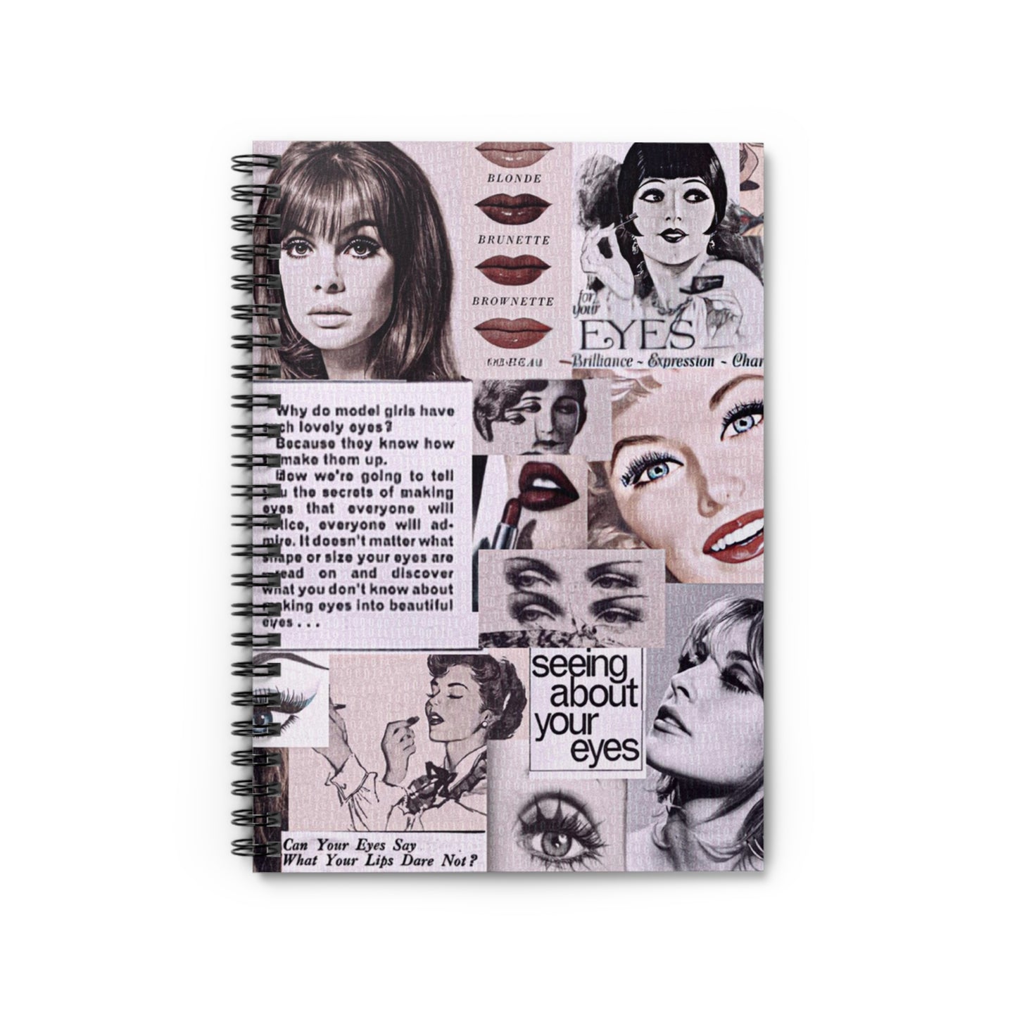 The Occult Digest - 60s Beauty Ad v2 Ruled Line Notebook