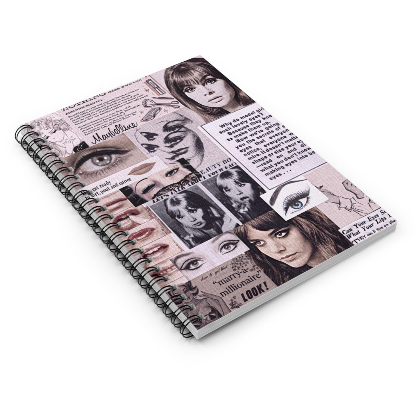 The Occult Digest - 60s Beauty Ad v1 Ruled Line Notebook